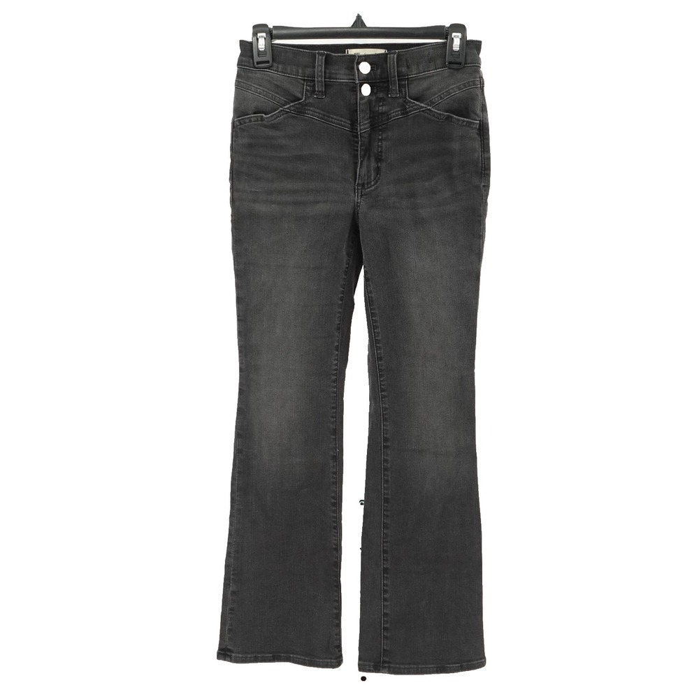 Madewell Denim Jeans SZ 25 Mid Rise Kick Out Flared Leg Retro 90s Y2K Stretch